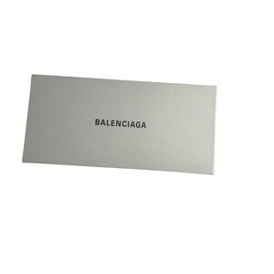 Balenciaga Rectangular Logo Box in Light Gray with dust bag